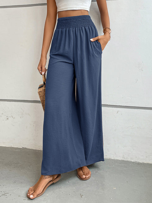 Perfee Wide Leg Pants with Pockets - Odaingerous